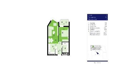 ‼️Без комісії Продаж 1кім. квартира 44.4м в зданому ЖК Зелена 111, преміумклас, Паркова зона, Погулянка, Cнопківський парк, Личаківський район
