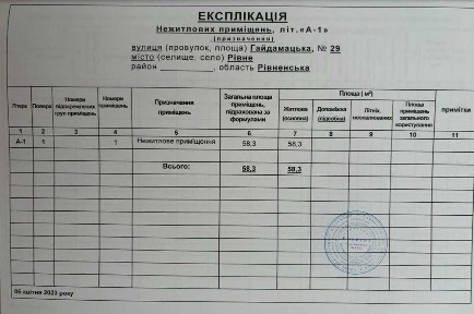 Пропоную в оренду комерційне приміщення 60 м2 потужність 30 кВт