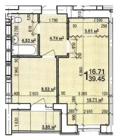 Продажа 1-к. квартиры ЖК «Мира-3» Героев Харькова проспект новострой