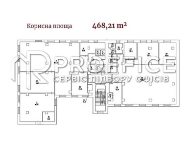 Оренда офісного приміщення на вул. Іллінська, приміщень - 8, поверх - 5 • ID 34898366
