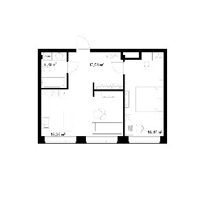 2 комн. кв-ра. Белопольская 113
