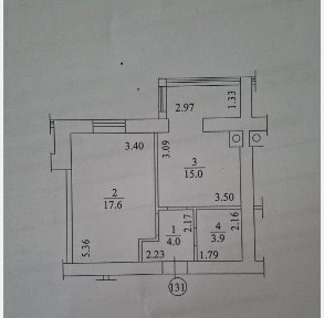 Однокімнатна квартира 40 м² в готовому будинку | ЦЕНТР Гостомель | Будинок зданий, котел у вартість! Можна заходити на ремонт