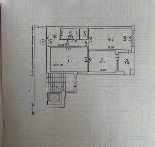 Продаж 2к квартири 62.3 кв. м на вул. Широка • ID 34912368