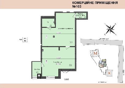 Комерційне приміщення в ЖК «Віденський Квартал» в розстрочку