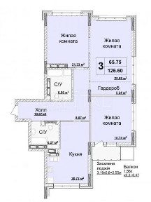 Продаж 3к квартири 126.5 кв. м на вул. Андрія Верхогляда 15Б • ID 34923815
