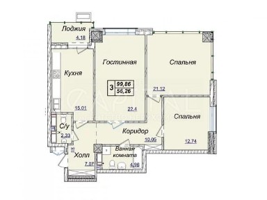 Продаж 4к квартири 100 кв. м на вул. Андрія Верхогляда 19Б • ID 34926305
