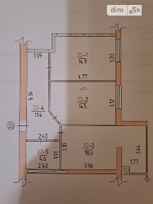 Продаж 2к квартири 63.9 кв. м на вул. Архітектора Старова 6 • ID 34922806