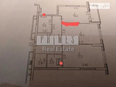 Продаж 2к квартири 81 кв. м на вул. Ревуцького 40Г • ID 34919994
