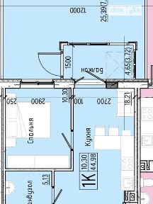 Продаж 1к квартири 46 кв. м на вул. Слобідська 56 • ID 34912973