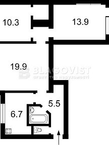 Продаж 3к квартири 63 кв. м на просп. Берестейський 20 • ID 34908511