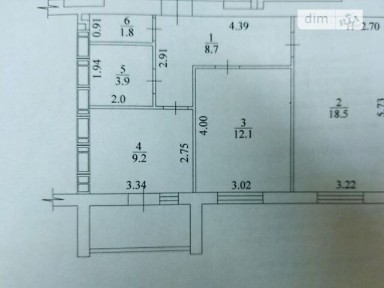Продаж 2к квартири 56 кв. м на вул. Миру 49 • ID 34901401