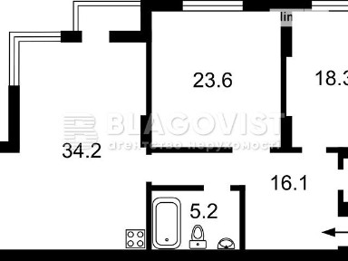Продаж 2к квартири 101 кв. м на вул. Самійла Кішки 10/1 • ID 34898689