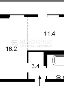 Продаж 1к квартири 43 кв. м на просп. Академіка Глушкова 9Д • ID 34897950