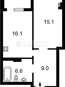 Продаж 1к квартири 50 кв. м на вул. Антоновича 109 • ID 34897918