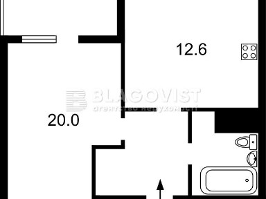 Продаж 1к квартири 48 кв. м на вул. Академіка Заболотного 15Б • ID 34897889