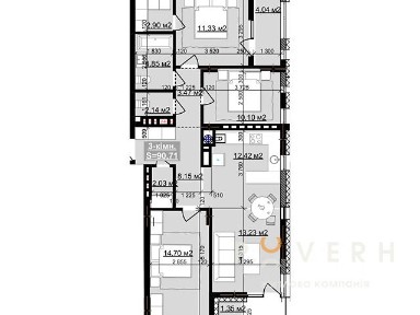 Продаж 3к квартири 90.71 кв. м на вул. Національної Гвардії 15 • ID 34893636