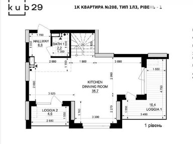 Продаж 1к квартири 84 кв. м на вул. Березняківська 29А • ID 34893348