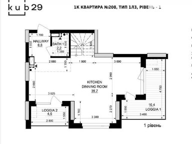 Продаж 1к квартири 84 кв. м на вул. Березняківська 29А • ID 34893348