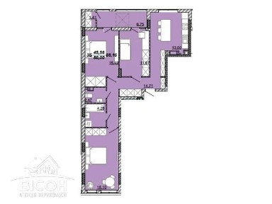 Продаж 3к квартири 89.4 кв. м на вул. Дубенська • ID 34893304