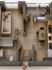 Продаж 1к квартири 32.6 кв. м на вул. Івана Виговського 12Е • ID 34892492