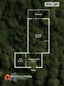 Продаж 1к квартири 30.2 кв. м на вул. Миколи Кибальчича 1Г • ID 34889843