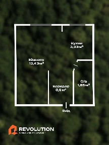 Продаж 1к квартири 21.21 кв. м на вул. Сім'ї Ідзиковських 17 • ID 34888598