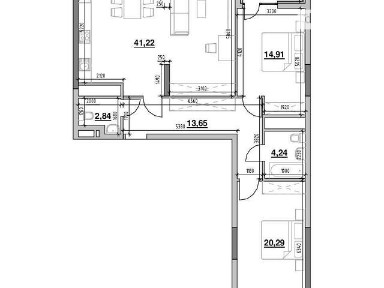 Продаж 3к квартири 101 кв. м на вул. Андрія Верхогляда 30, кв. 102 • ID 34930235