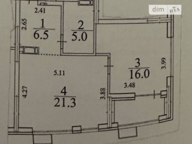 Продаж 1к квартири 52.9 кв. м на вул. Вільгельма Котарбінського 24 • ID 34930698
