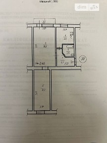Продаж 2к квартири 42.4 кв. м на просп. Аношкіна 66 • ID 34939688