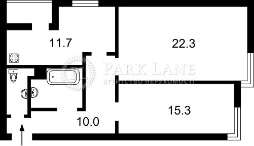 2-к квартира, Клавдіївська, 40д, Грюнвальд