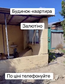 Продам будинок - квартиру Залютіно