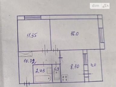 Продаж 2к квартири 55 кв. м на вул. Гетьмана Вадима 46А корпус 3 • ID 34944455