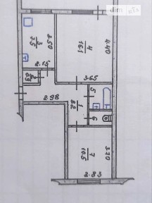 Продаж 2к квартири 50.6 кв. м • ID 34946648