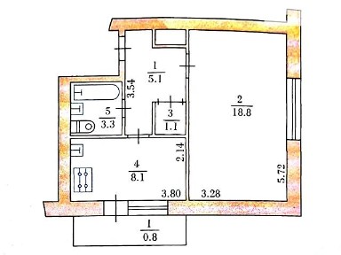 Продаж 1к квартири 37.2 кв. м на вул. Острозького Князя • ID 34951704