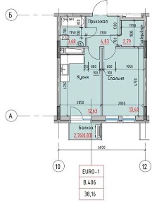 Продаж 1к квартири 38 кв. м на вул. Радісна • ID 34947457
