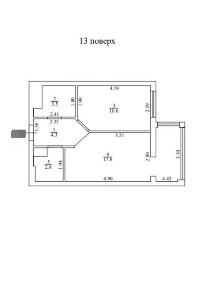 Продаж 1к квартири 40 кв. м на вул. Академіка Вільямса • ID 34955133