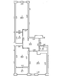 Продаж 2к квартири 83.5 кв. м на вул. Волинська 9 • ID 34953406