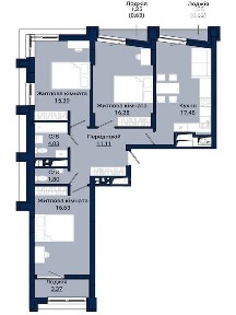 Продаж 3к квартири 84.7 кв. м на вул. Княгині Ольги • ID 34955910