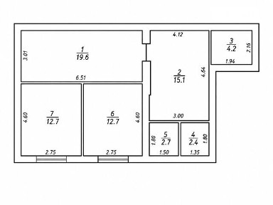 Продаж 2к квартири 69.4 кв. м на вул. Мінеральна 7К • ID 34960586