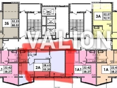 Продаж 2к квартири 55.2 кв. м на вул. Милославська • ID 34962179