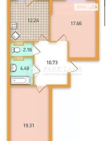 Продаж 2к квартири 72 кв. м на вул. Архітектора Вербицького 1В • ID 34963299