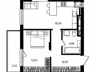 Продаж 1к квартири 47.7 кв. м на вул. Трускавецька • ID 34967795