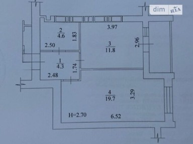 Продаж 1к квартири 42.5 кв. м на просп. Героїв Харкова 270Г • ID 34967771