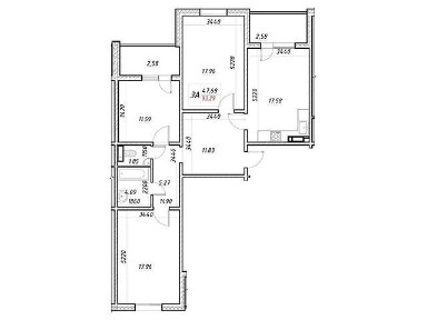 Продаж 3к квартири 93.46 кв. м на вул. Героїв Енергетиків 43 • ID 34968457
