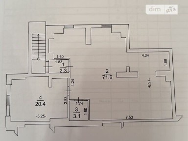 Продаж комерційного приміщення на вул. Шевченка 103А, площа 97.4 кв. м • ID 33296774