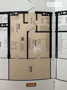 Продаж 1к квартири 38.3 кв. м на вул. Соняшникова 32 • ID 34969550