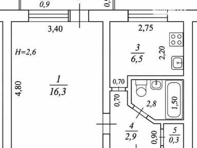 Довготривала оренда 1к квартири на вул. Академіка Корольова • ID 34971542