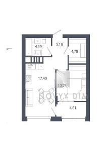 Продаж 2к квартири 47.7 кв. м на просп. Чорновола В'ячеслава 65 • ID 34971165
