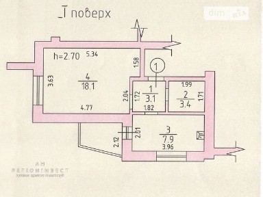 провулок Гнатюка, Ірпінь, пров. Гнатюка 6, кв. 1 34970130
