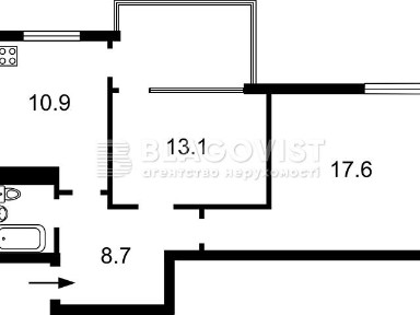 Продаж 2к квартири 61 кв. м на вул. Анатолія Петрицького 15А • ID 34973050